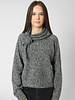 MJW. Marl Scarf Black/Natural
