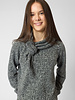 MJW. Marl Scarf Black/Natural