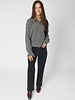 MJW. Tweed Cashmere Pullover Black/Ivory