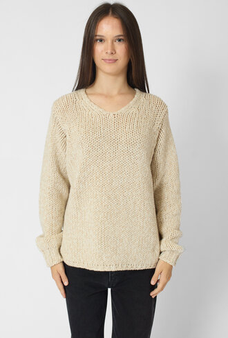 MJW. Tweed Pullover Oat/Natural