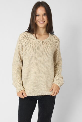 MJW. Tweed Pullover Oat/Natural