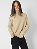 MJW. High Neck Oversized Pullover Oat