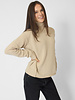 MJW. High Neck Oversized Pullover Oat