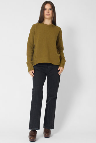 MJW. Boxy Pullover Avocado