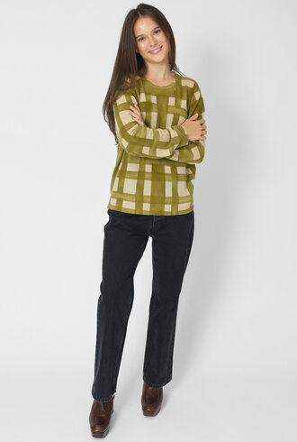 MJW. Cashmere Pullover Avocado
