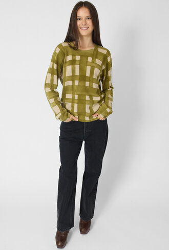 MJW. Cashmere Pullover Avocado