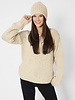 MJW. Chunky Cashmere Hat Oat/Natural