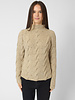 MJW. Donegal Cable Cashmere Pullover Oat