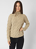MJW. Donegal Cable Cashmere Pullover Oat