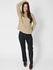 MJW. Donegal Cable Cashmere Pullover Oat