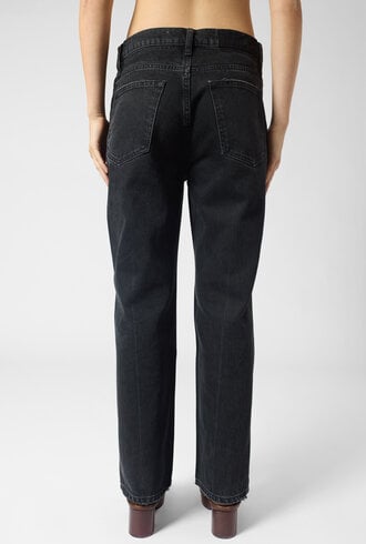 Apiece Apart Rene Kick Flare Jean Faded Black