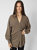 Apiece Apart Tissue Weight Cardigan Hazelnut