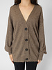Apiece Apart Tissue Weight Cardigan Hazelnut