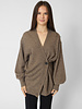 Apiece Apart Tissue Weight Cardigan Hazelnut