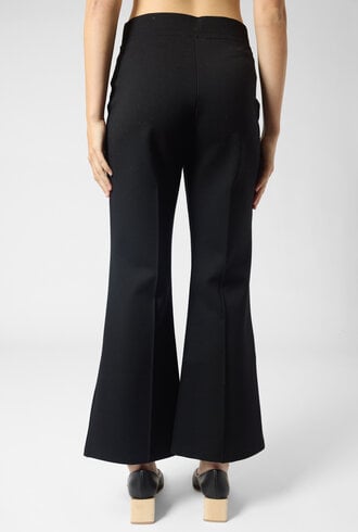 Apiece Apart Ponte Rene Pull On Pant Black