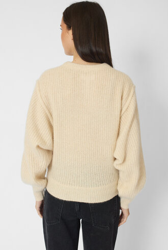 Apiece Apart Silk Cashmere Crew Ivory
