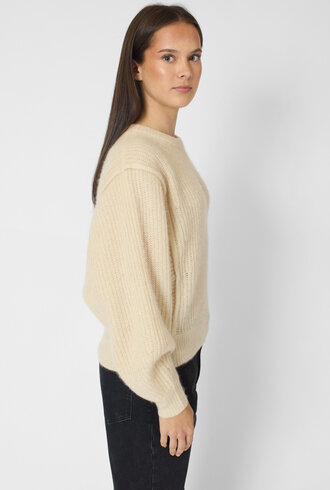 Apiece Apart Silk Cashmere Crew Ivory
