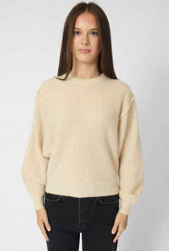 Apiece Apart Silk Cashmere Crew Ivory