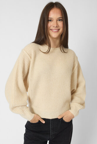 Apiece Apart Silk Cashmere Crew Ivory
