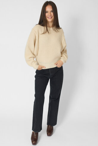Apiece Apart Silk Cashmere Crew Ivory