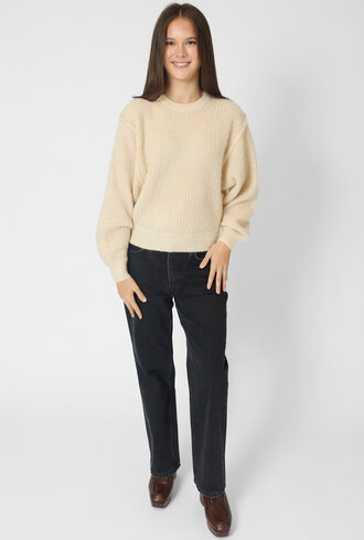 Apiece Apart Silk Cashmere Crew Ivory