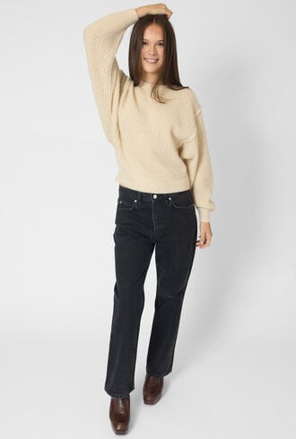 Apiece Apart Silk Cashmere Crew Ivory