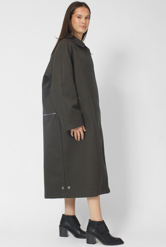 Pret Pour Partir Camille Coat  Check Brown