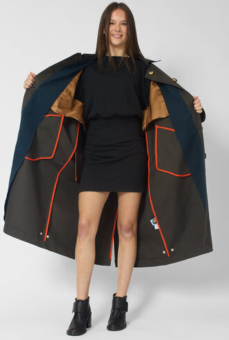 Pret Pour Partir Camille Coat  Check Brown