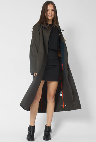 Pret Pour Partir Camille Coat  Check Brown