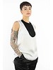 Ulla Johnson Tuxedo Sleeveless Blouse Oyster