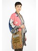 Burning Torch Vintage Scarf Kimono