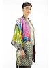 Burning Torch Vintage Scarf Kimono