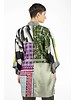 Burning Torch Vintage Scarf Kimono