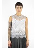 Loyd/Ford Lace Shell Top White