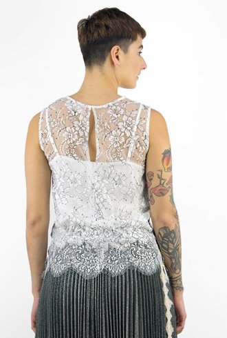 Loyd/Ford Lace Shell Top White