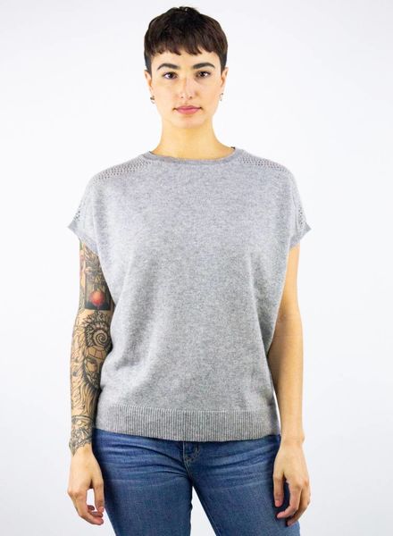 360 Sweater Britt Short Sleeve Pullover Heather