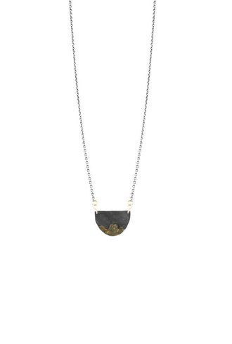 Sarah McGuire Gilded Half Moon Necklace