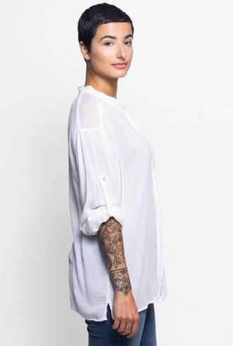 NSF Layla Relaxed Pocket Top Soft White