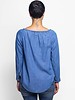 NSF Babette Denim Blouse Trueblue