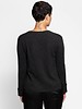 Inhabit Cuffed V-neck Charcoal