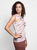 Raquel Allegra Fitted Muscle Tank Red Rock Tie Dye