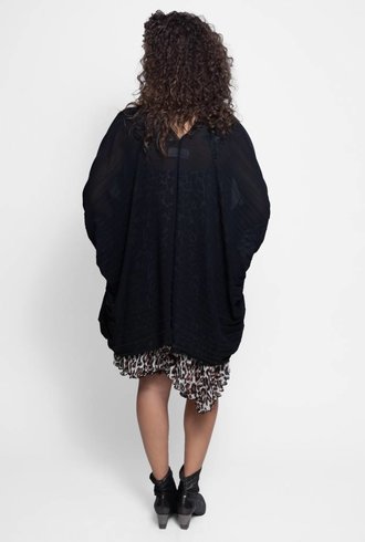 Loyd/Ford Pleated Cape Black