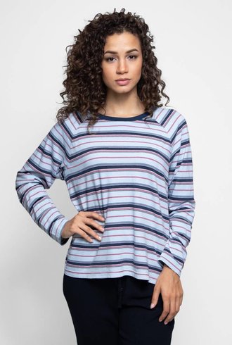 Xirena Regan Long Sleeve Tee Blue Crush