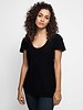 Inhabit Cotton Cashmere T-Shirt Black