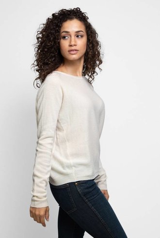 Inhabit Cashmere Luxe Crew Ivory