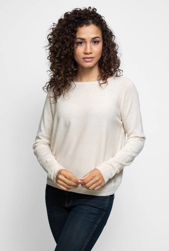 Inhabit Cashmere Luxe Crew Ivory