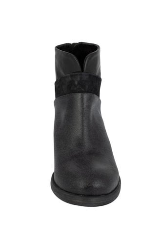 P. Monjo Two Textured Boot Black