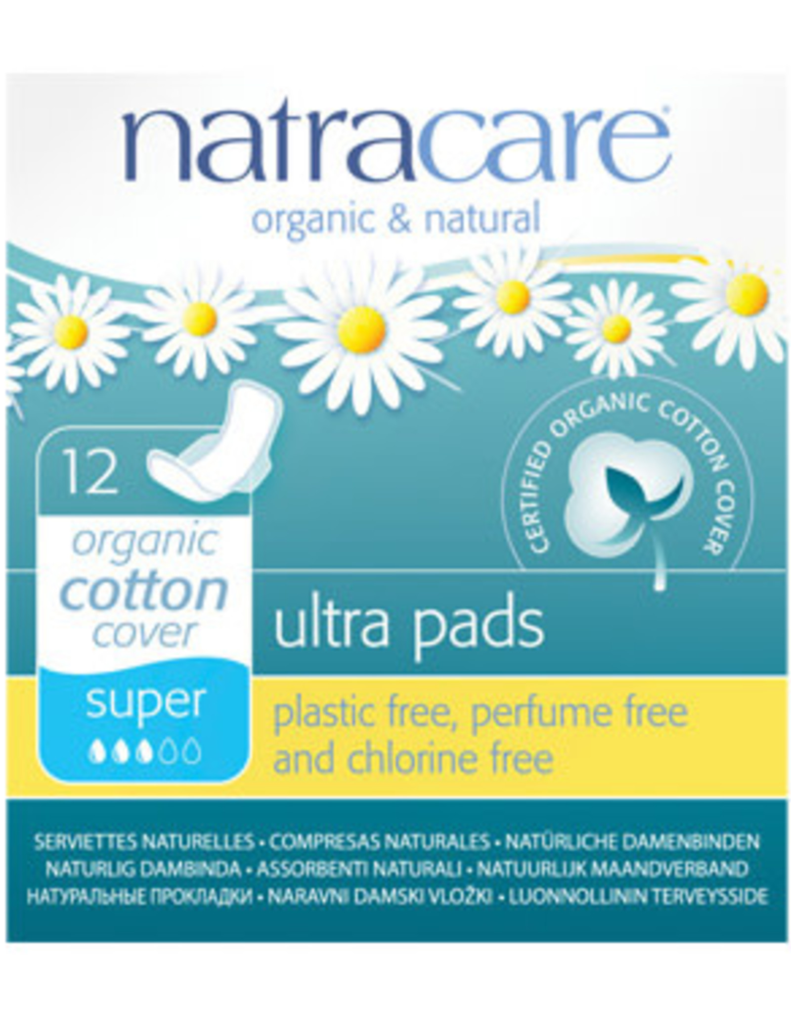 Natracare Organic Cotton Ultra Pads Super