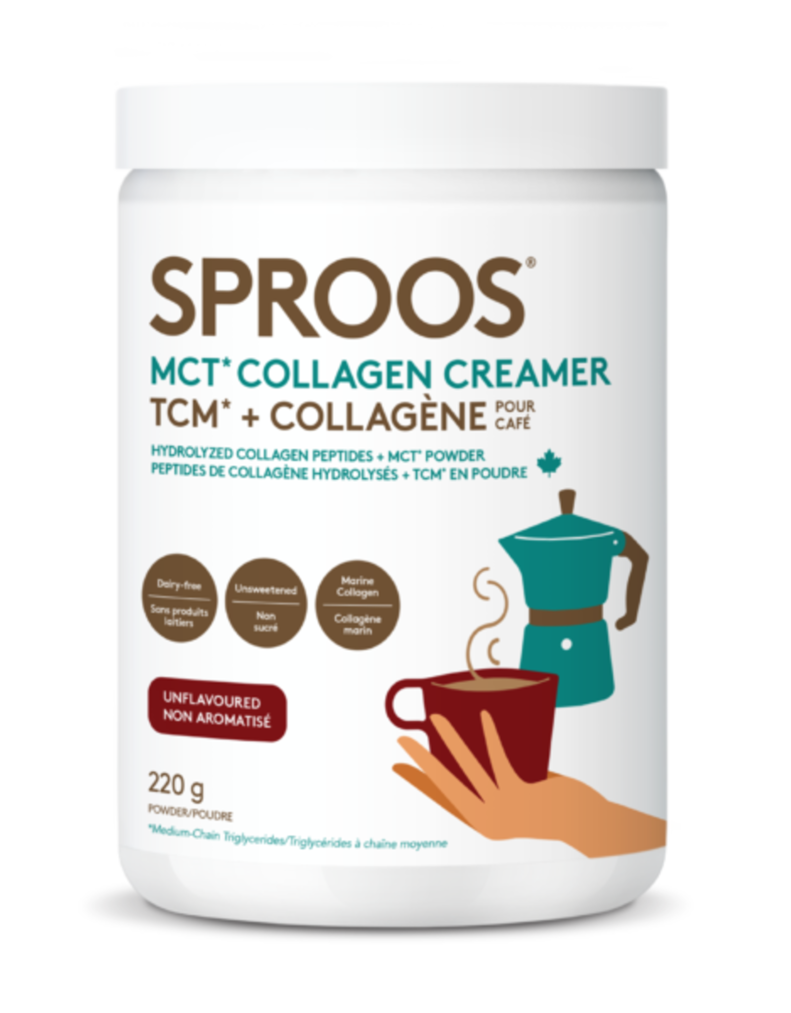 Sproos MCT Collagen Creamer - Unflavoured