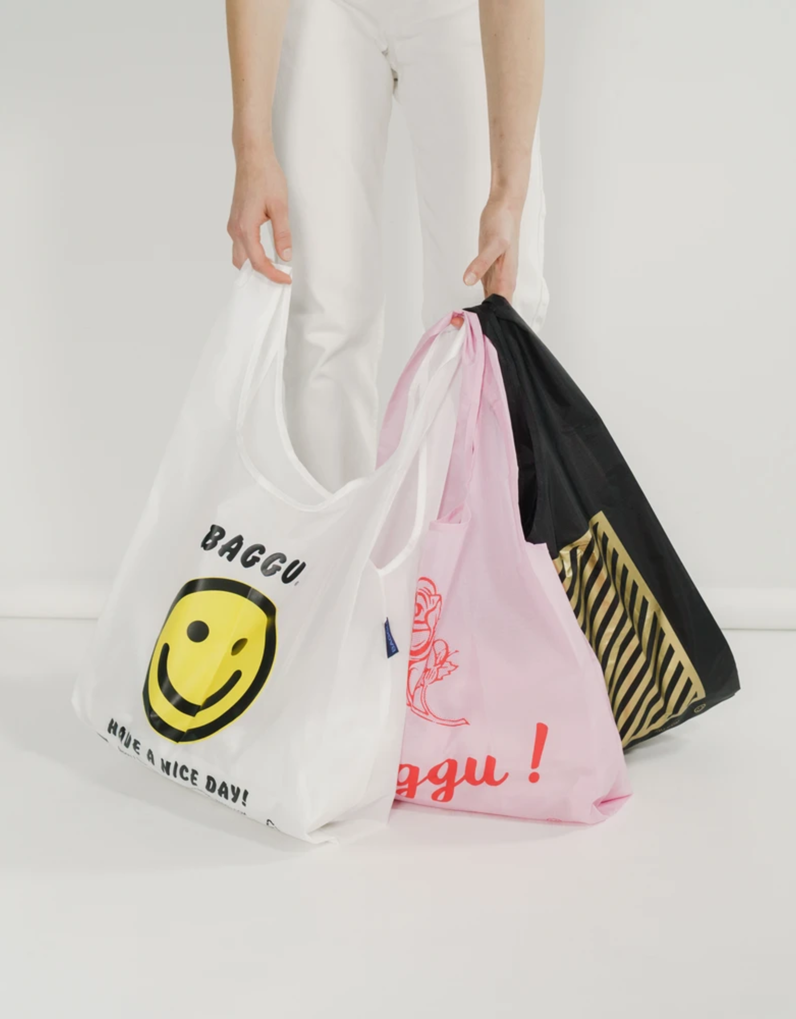 Baggu Baggu Set of 3 Reusable Bags - Thank You